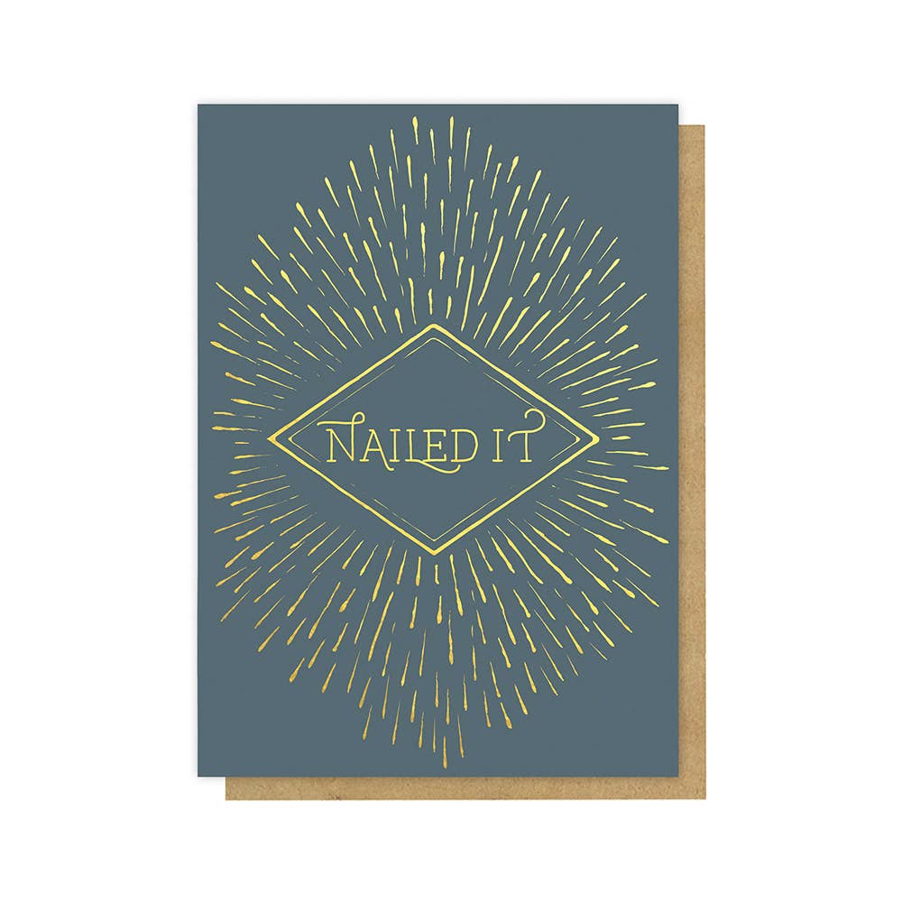 Greeting Card - Nailed It