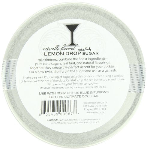 4 oz Lemon Drop Natural Rimming Sugar