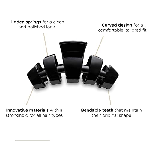 Hair Clip - Large - Classic Jet Black