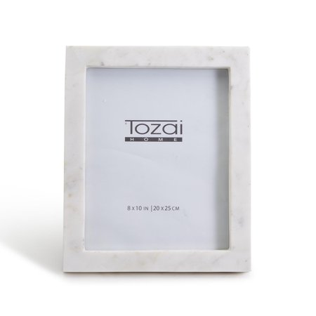 Trident White Marble Photo Frame 8" x 10"