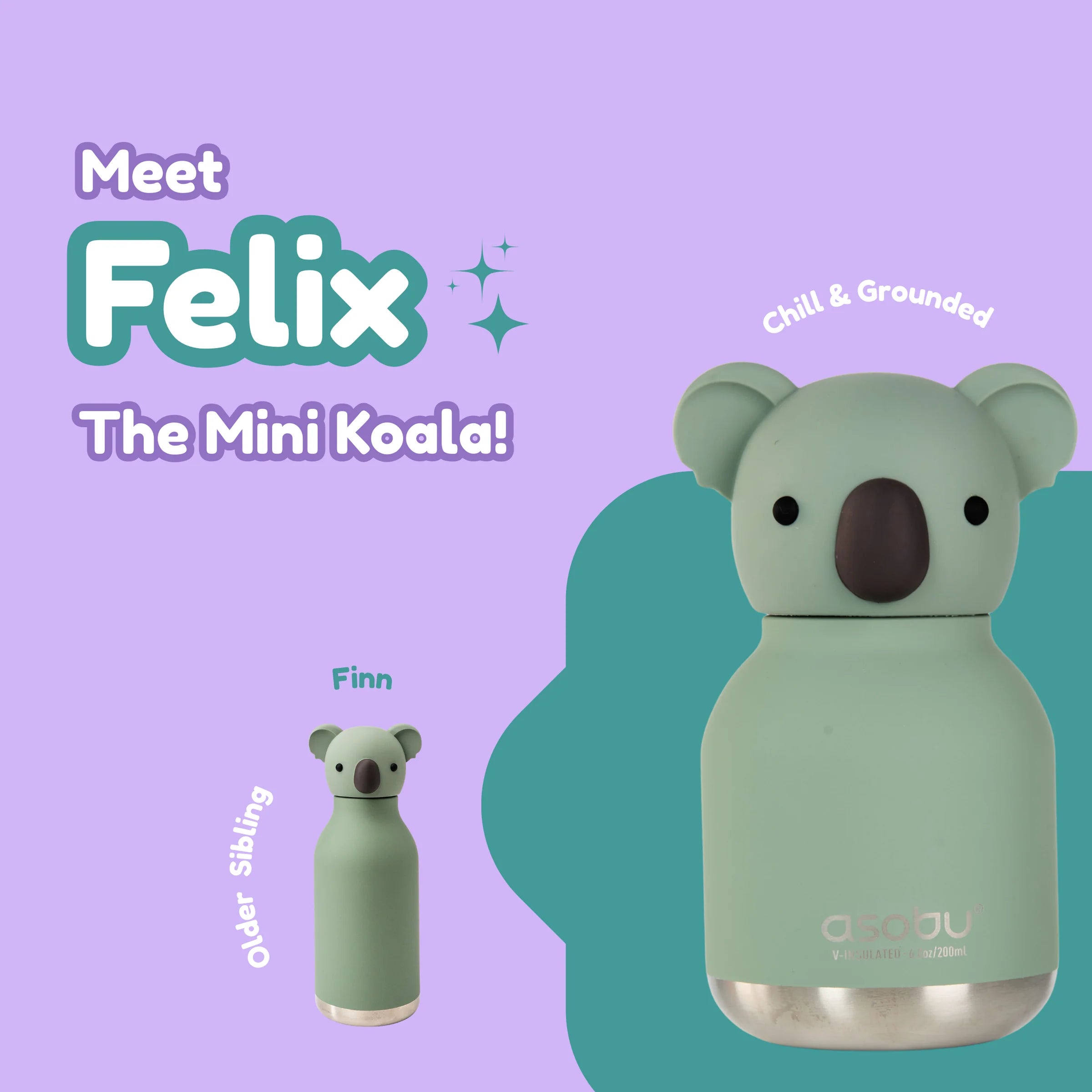 Bag Charm Water Bottle - Koala