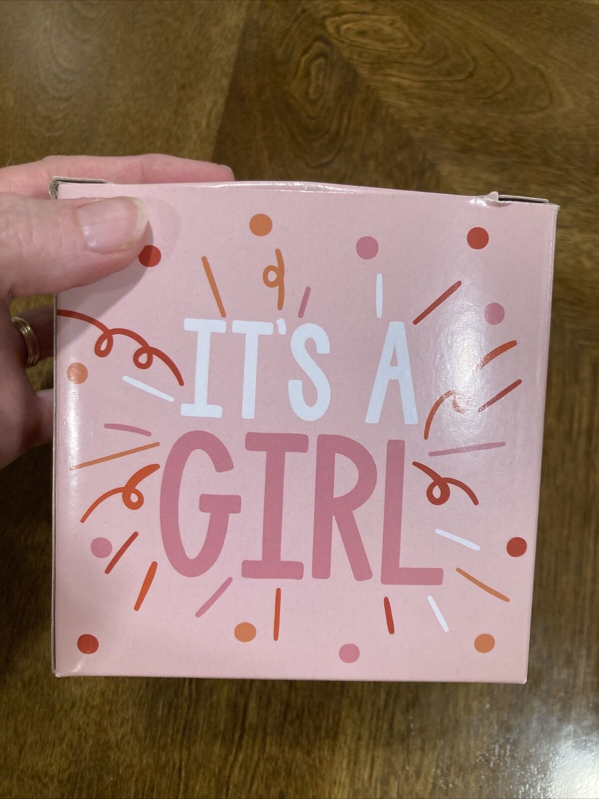 It's a Girl Popper 100mm Glass Ornament