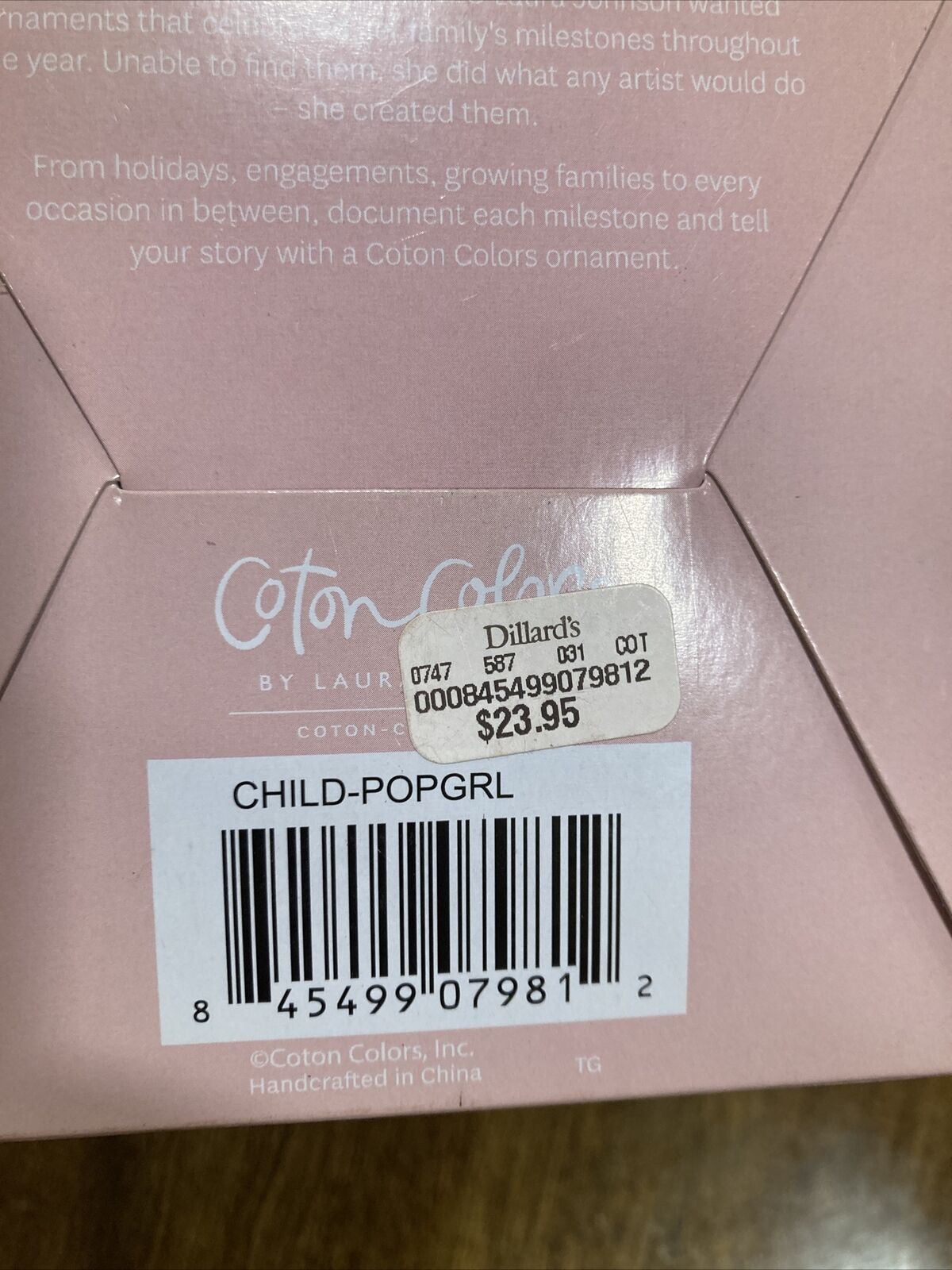It's a Girl Popper 100mm Glass Ornament