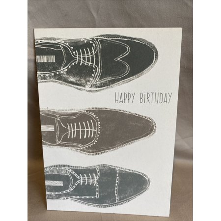 Men's Dress Shoes Bday Card