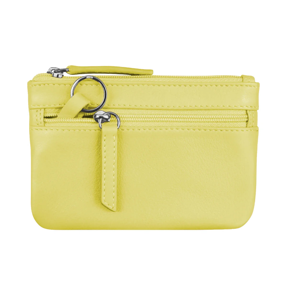 Coin Holder w/Key Ring - Mellow Yellow