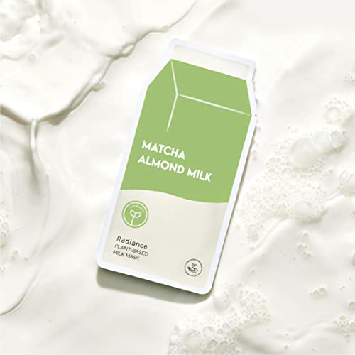 Matcha Almond Milk Radiance Plant-Based Milk Sheet Mask