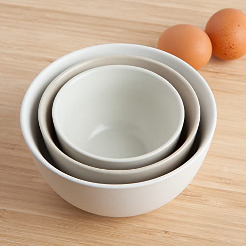 PREP BOWL SET MATTE WHITE