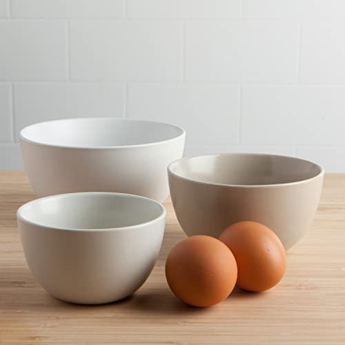PREP BOWL SET MATTE WHITE