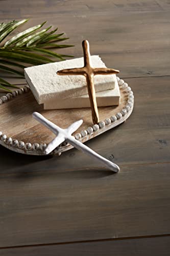 White Decorative Cross Sitter