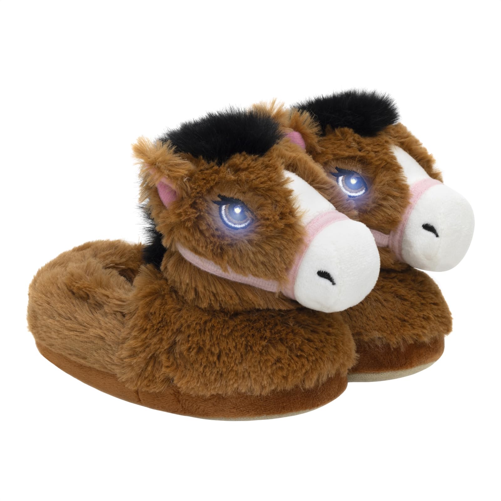 HORSE LIGHT UP SLIPPERS, SZ 5/6, 12-24 MOS