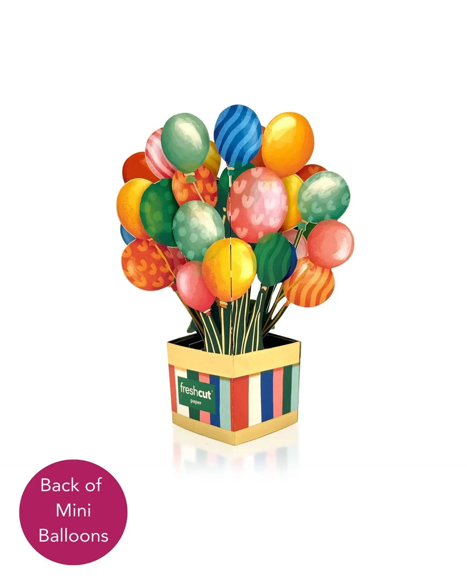 Mini Birthday Balloons Greeting Card