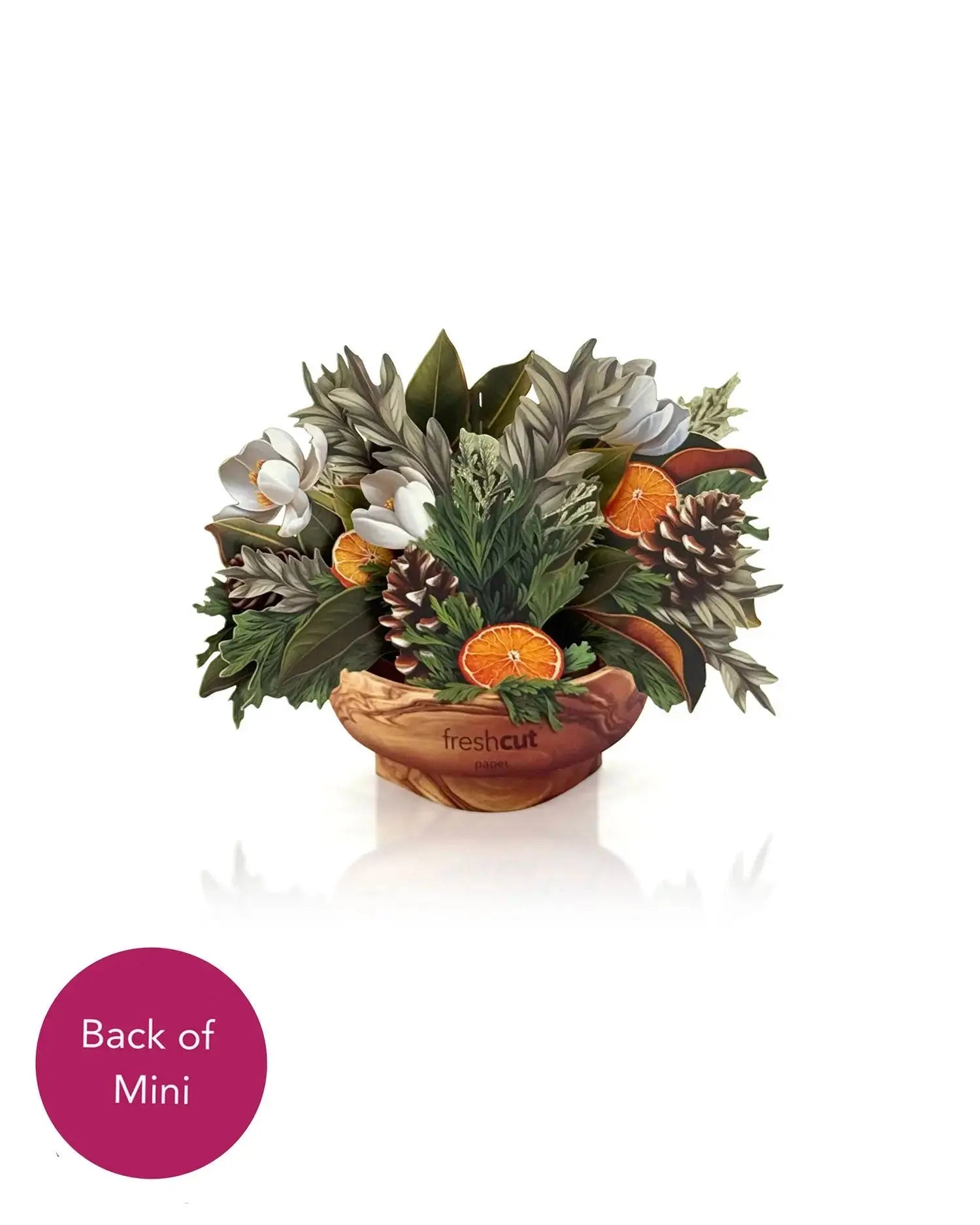 MINI WINTER MAGNOLIA GREETING CARD