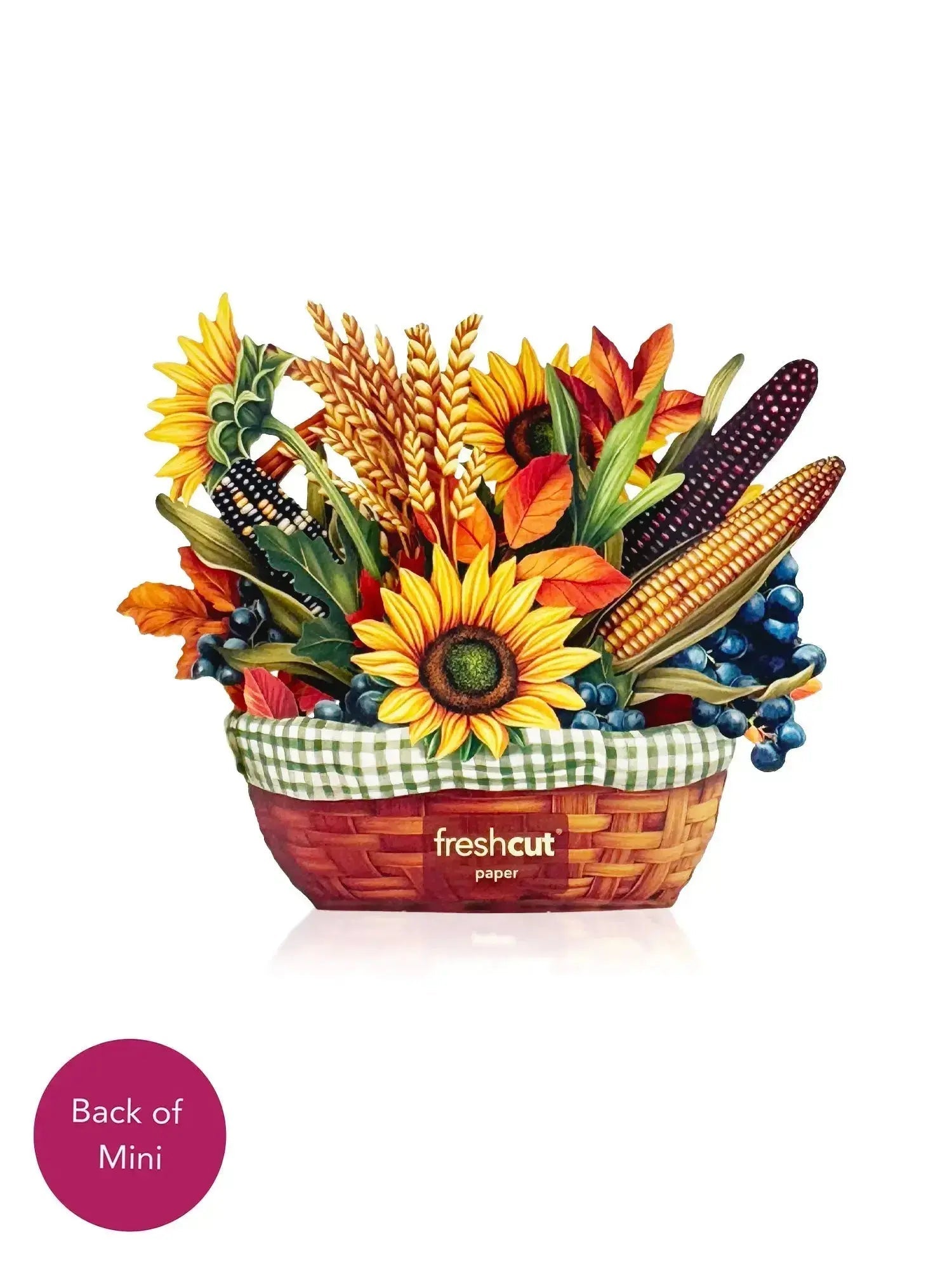 MINI GOLDEN HARVEST GREETING CARD