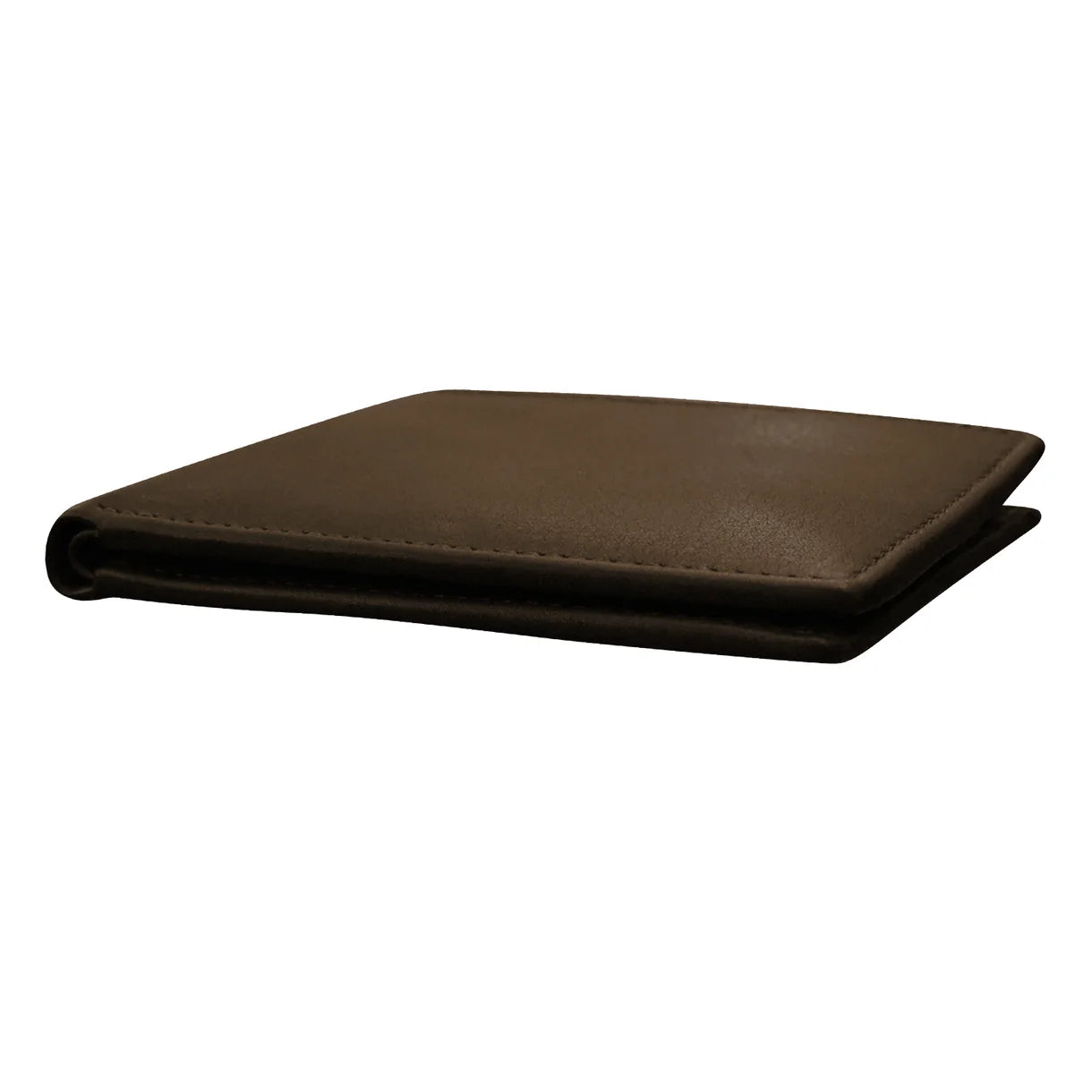 Men's Wallet Premium Leather Compact Bifold - Brown