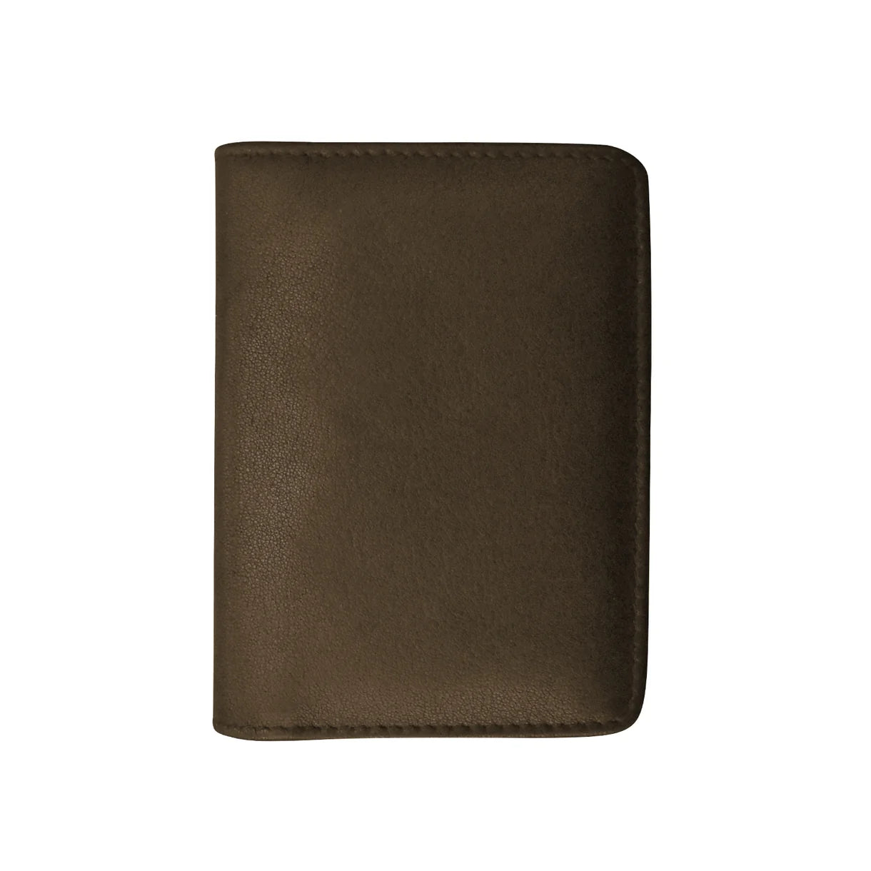 Men's Wallet Premium Leather Flap Card Case - Brown