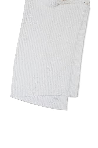 Cozy Chic Ribbed Throw - Pearl