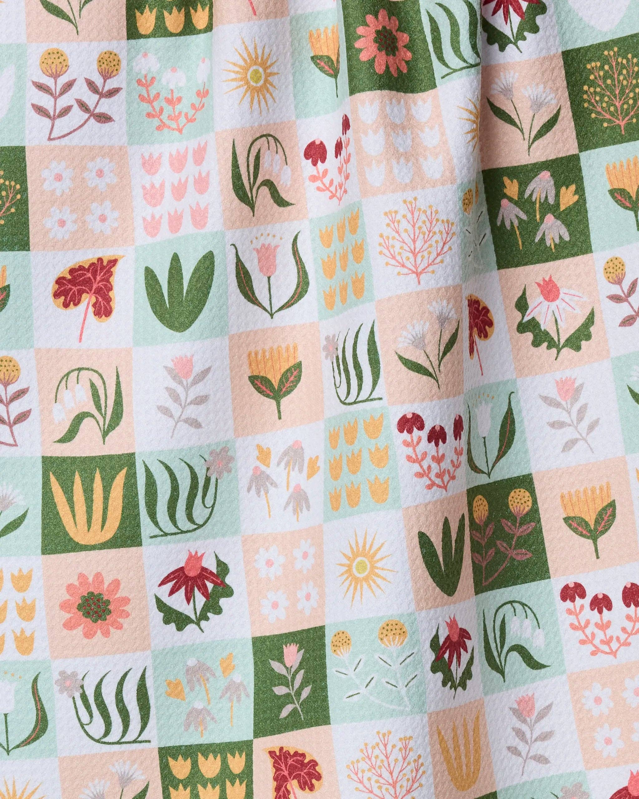 TEA TOWEL-PATCHWORK GARDEN