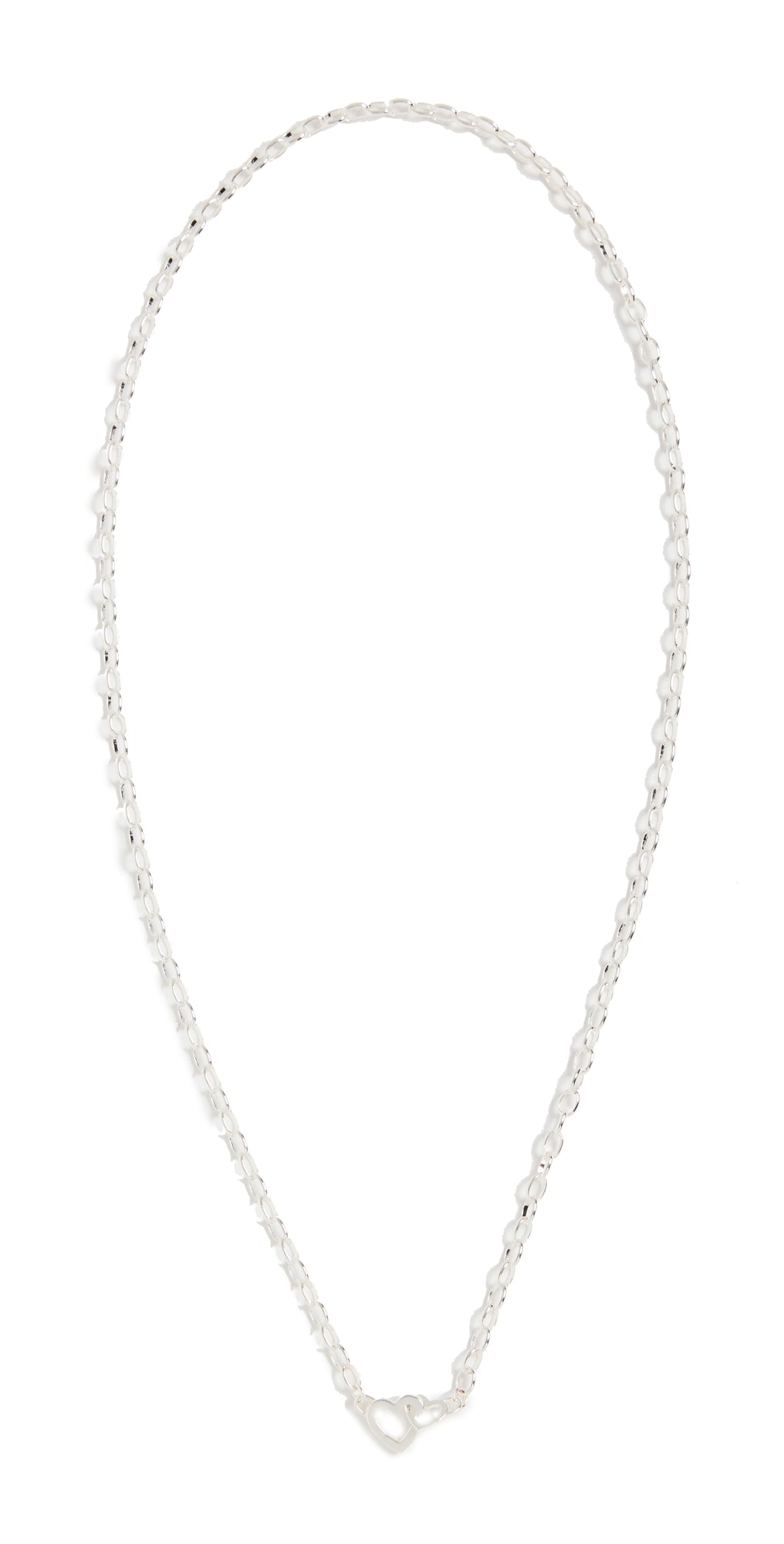 PARKER HEART MINI NECKLACE SILVER