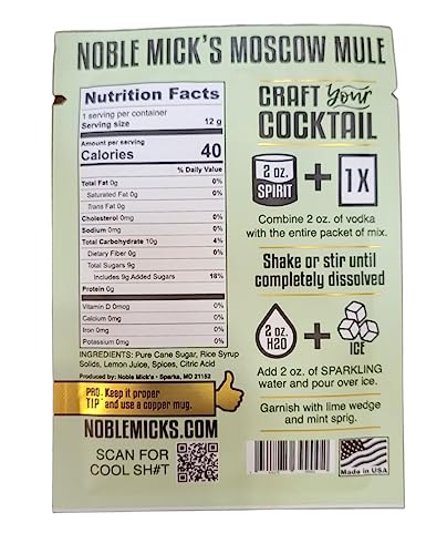 Moscow Mule Single-Serve Craft Cocktail Mix