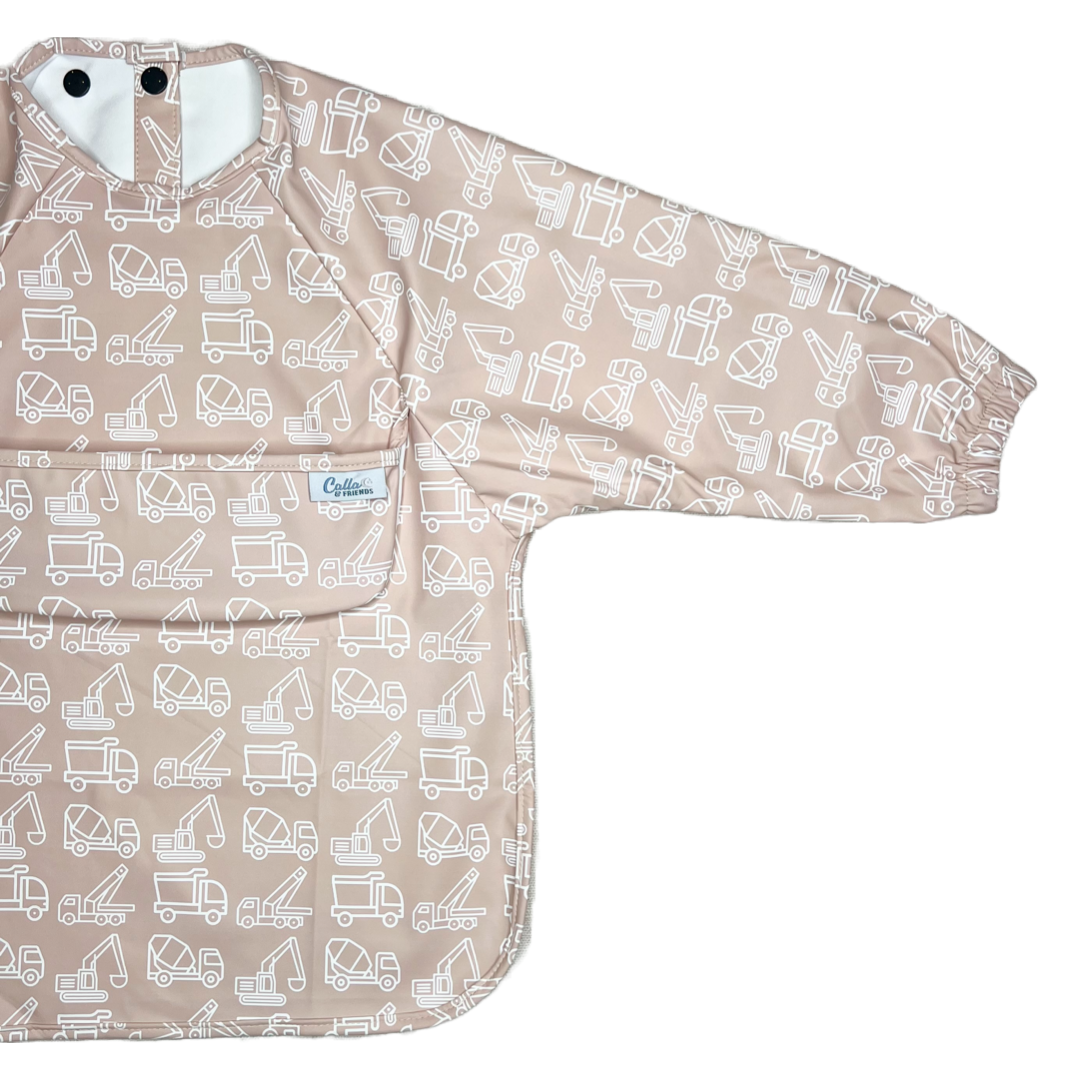 THE GRAYSON LONG SLEEVE BIB-CONSTRUCTION-CLOUD GRAY