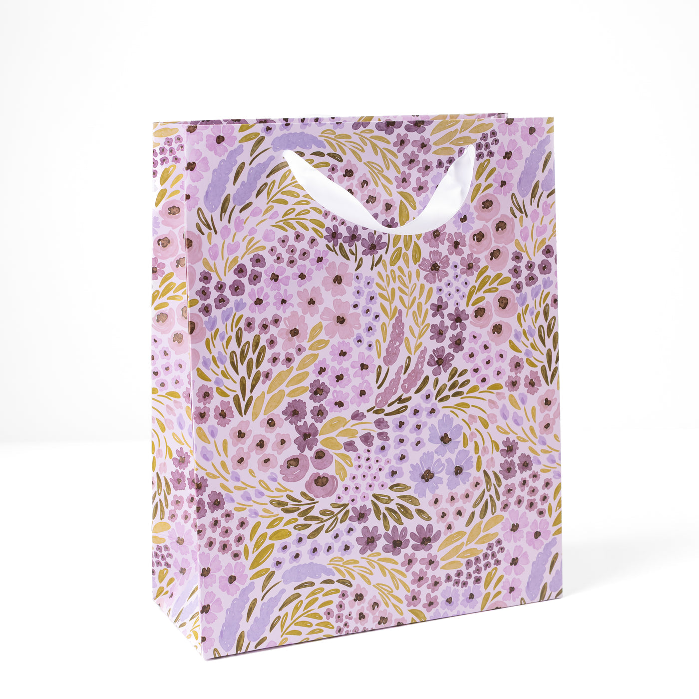 LILAC FLORAL GIFT BAG-SMALL