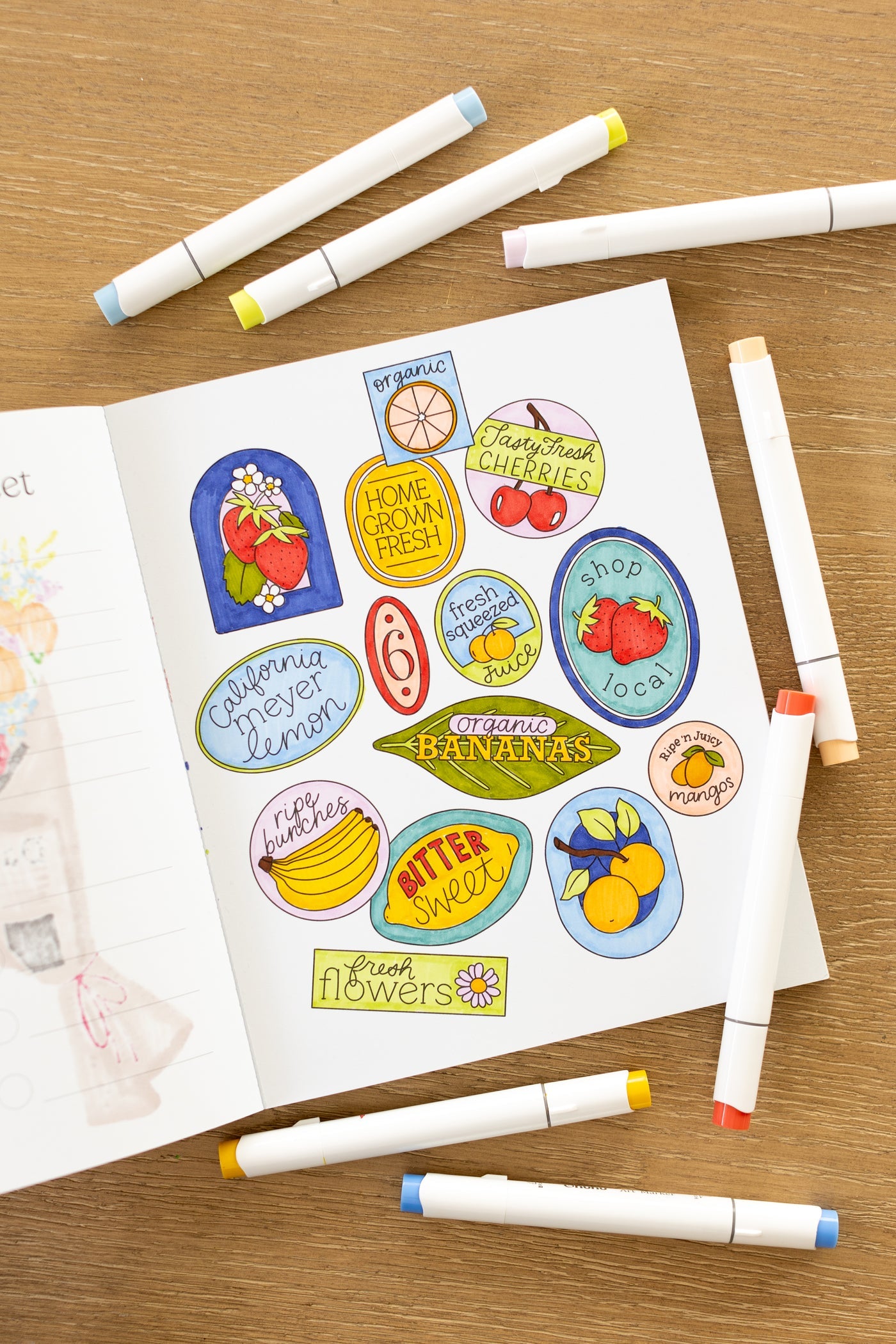 FARMERS MARKET COLORING BOOK