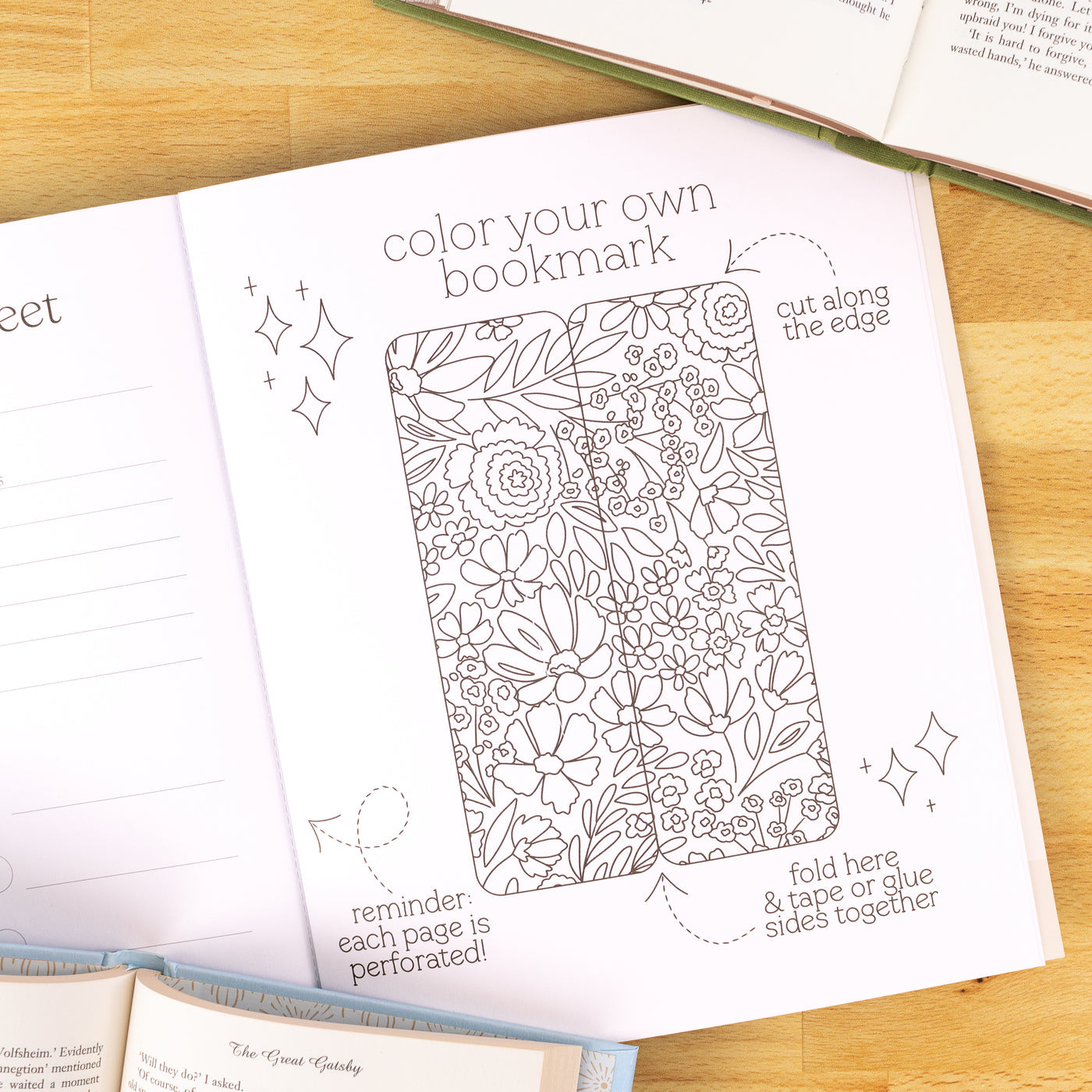 ALL BOOKED UP COLORING BOOK