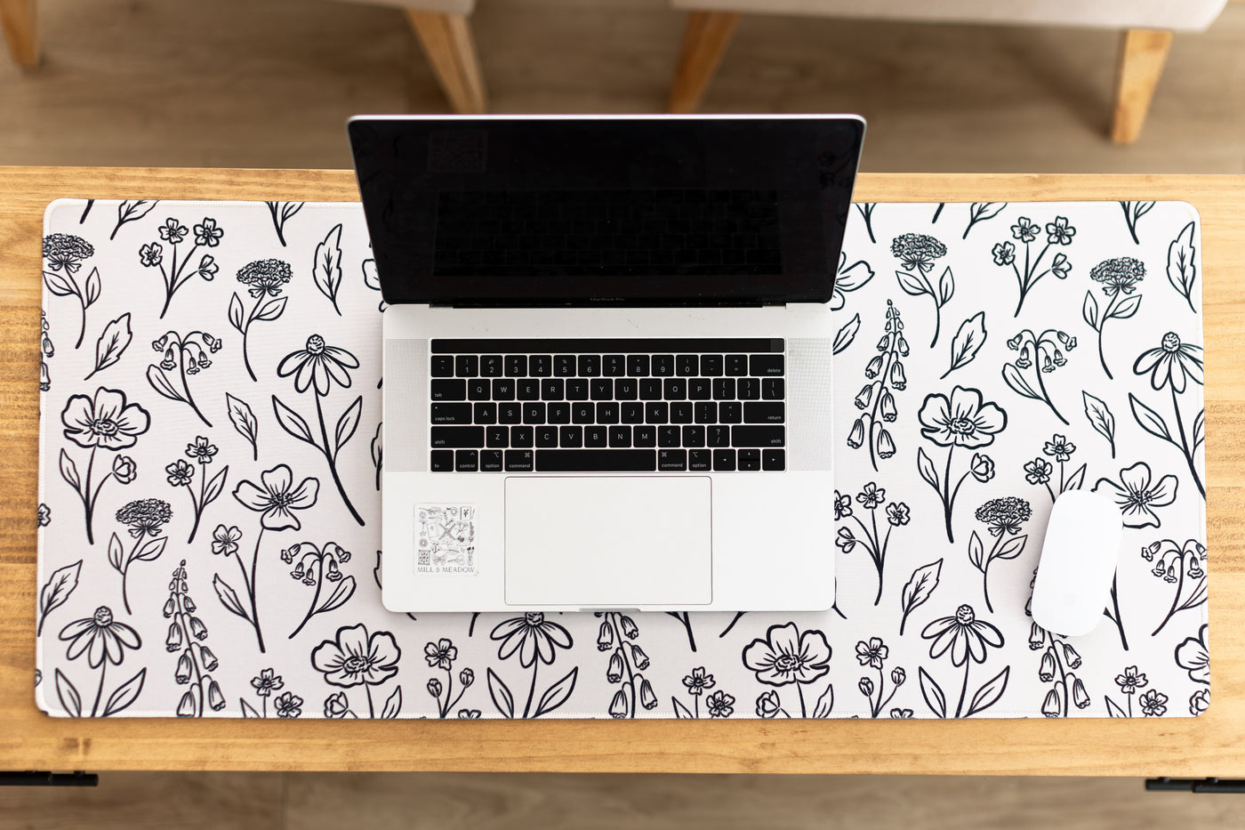Pressed Floral Desk Pad - Regular