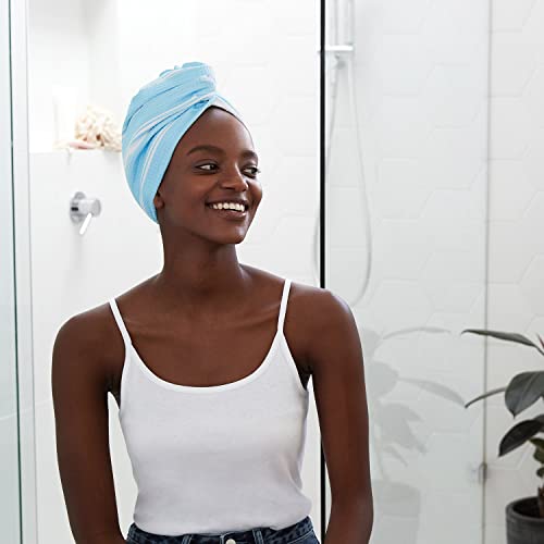 Hair Wrap - Classic Waffle - Nautical Navy