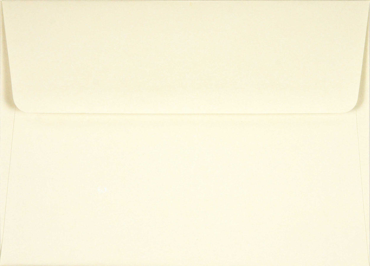 Cream ivory envelope included with Hummingbird Flight note cards set by Peter Pauper Press