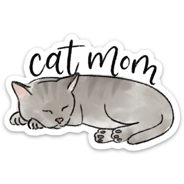 Cat Mom Sticker