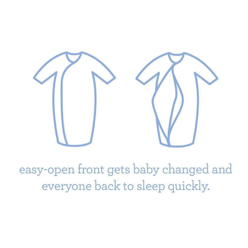 ABC Love Modal Gown/Hat Set 0 - 3 Mos.