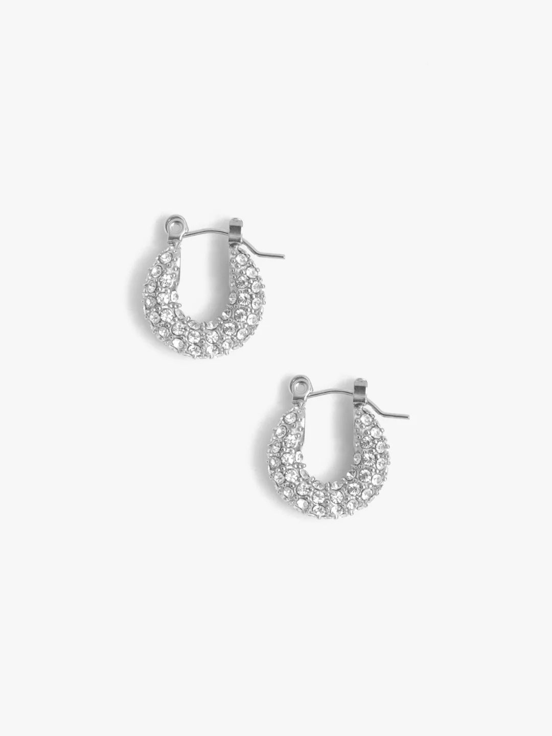 Audrey Huggies - Pave - Silver