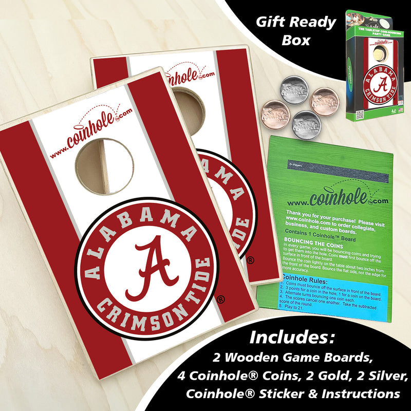 Alabama Crimson Tide Coinhole Game Set