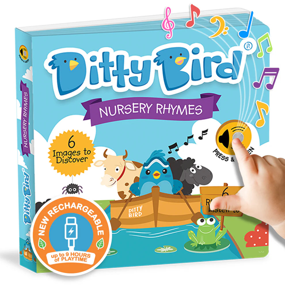 DITTY BIRD-NURSERY RHYMES-RECHARGEABLE MUSICAL BOOK