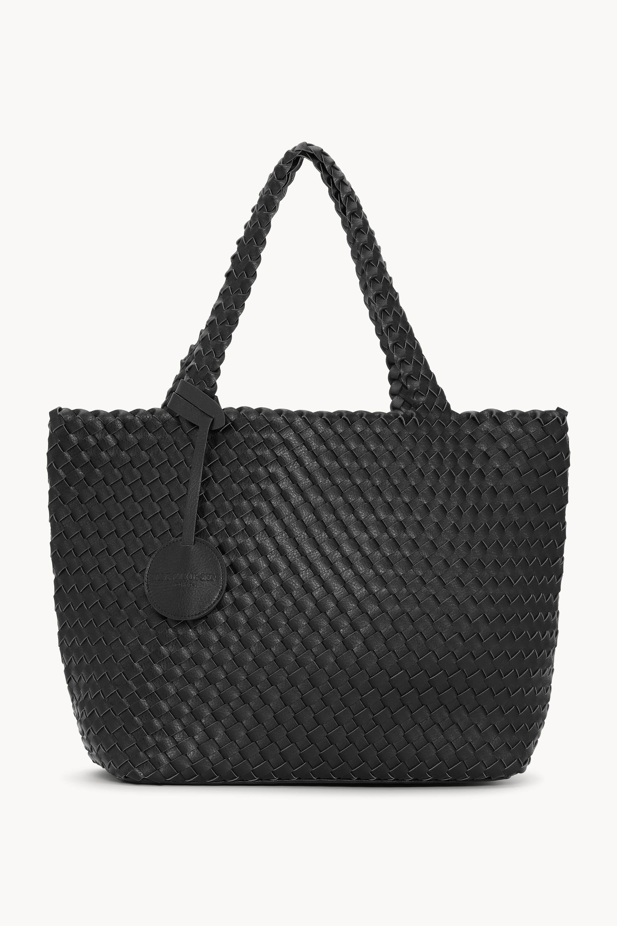 Tote Bag, Black w/Gun Metal