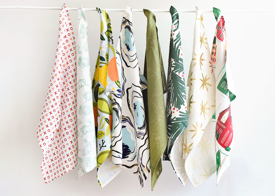 BALSAM AND BERRY TREE LARGE KITCHEN TOWEL