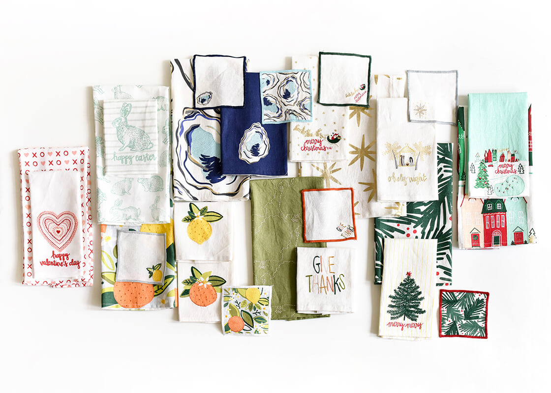 BALSAM AND BERRY TREE LARGE KITCHEN TOWEL