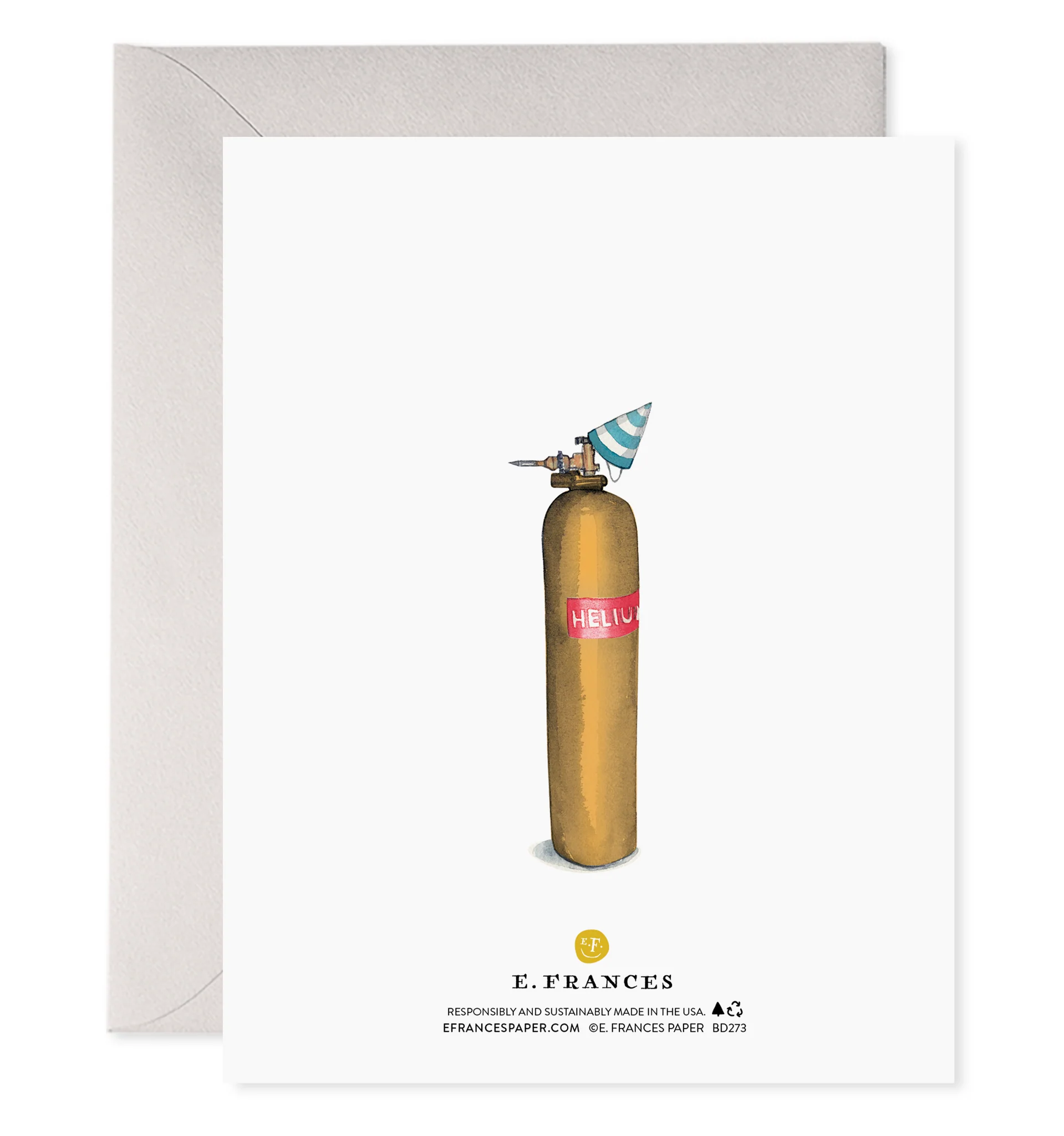 Helium 30th Birthday Card