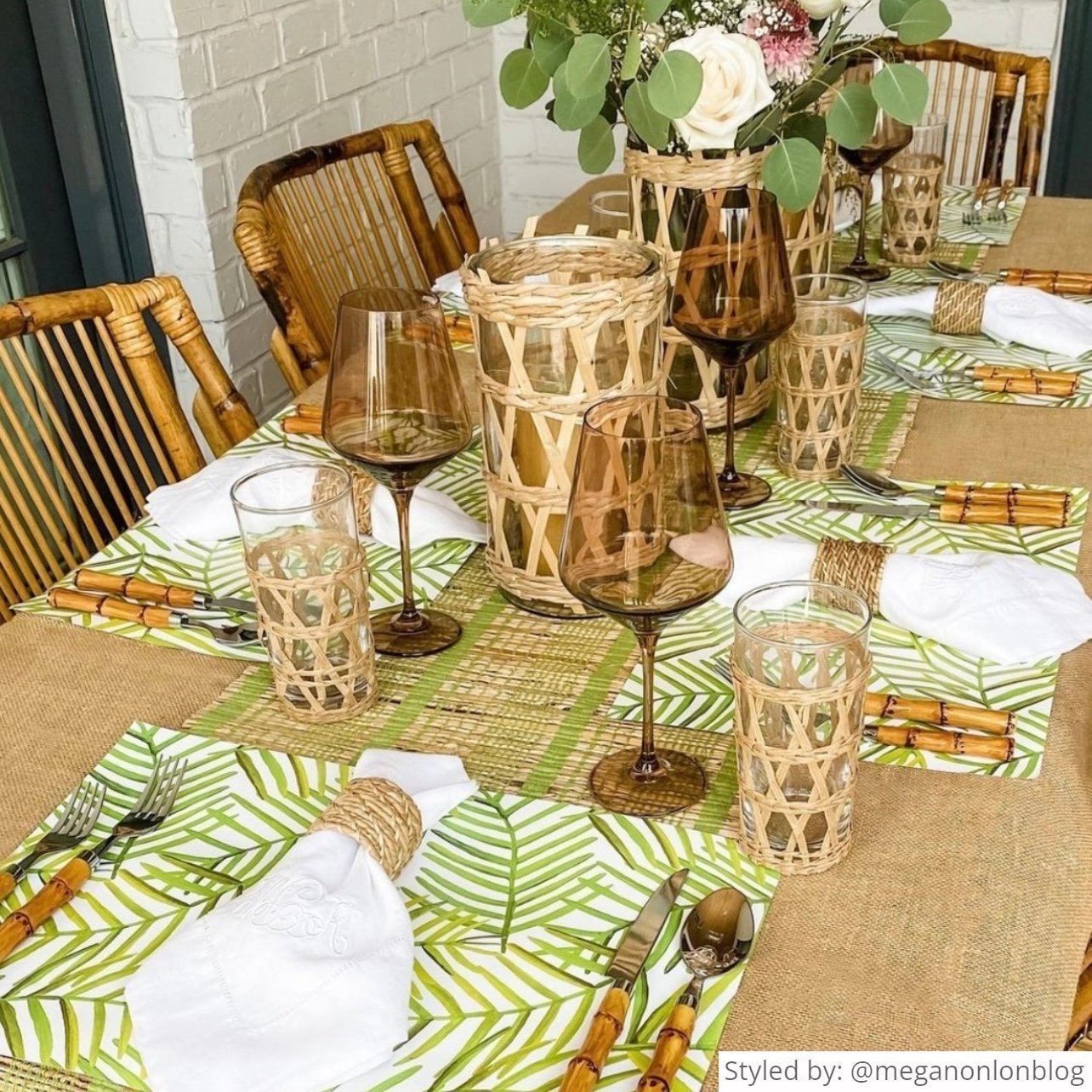 GREEN LEAF PAPER PLACEMAT PAD