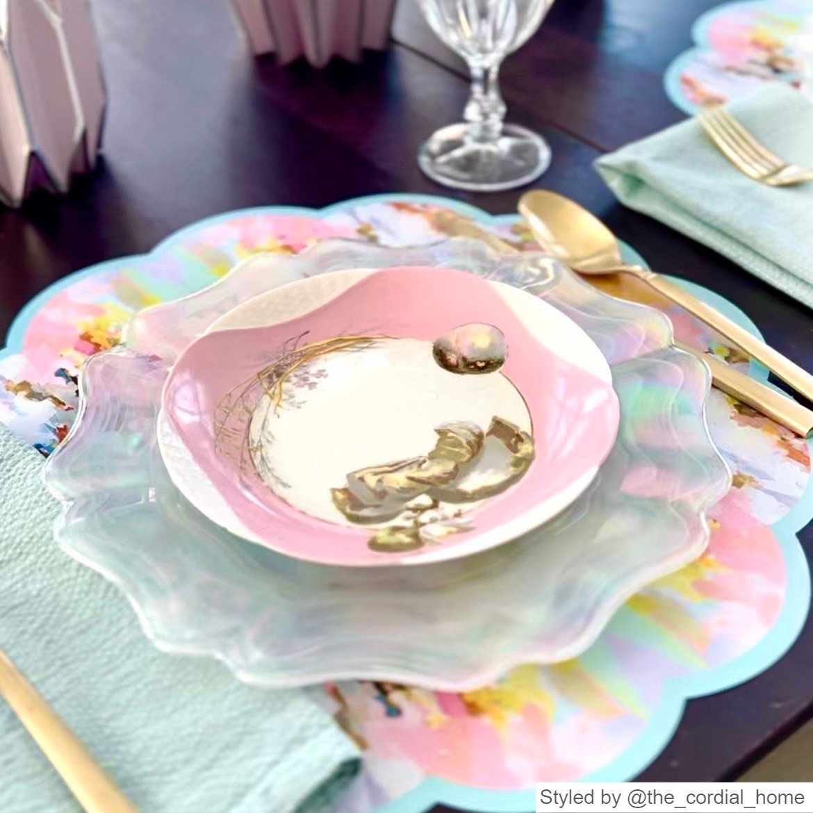 Brooks Avenue X Laura Park Scalloped Paper Placemats (set of 24)