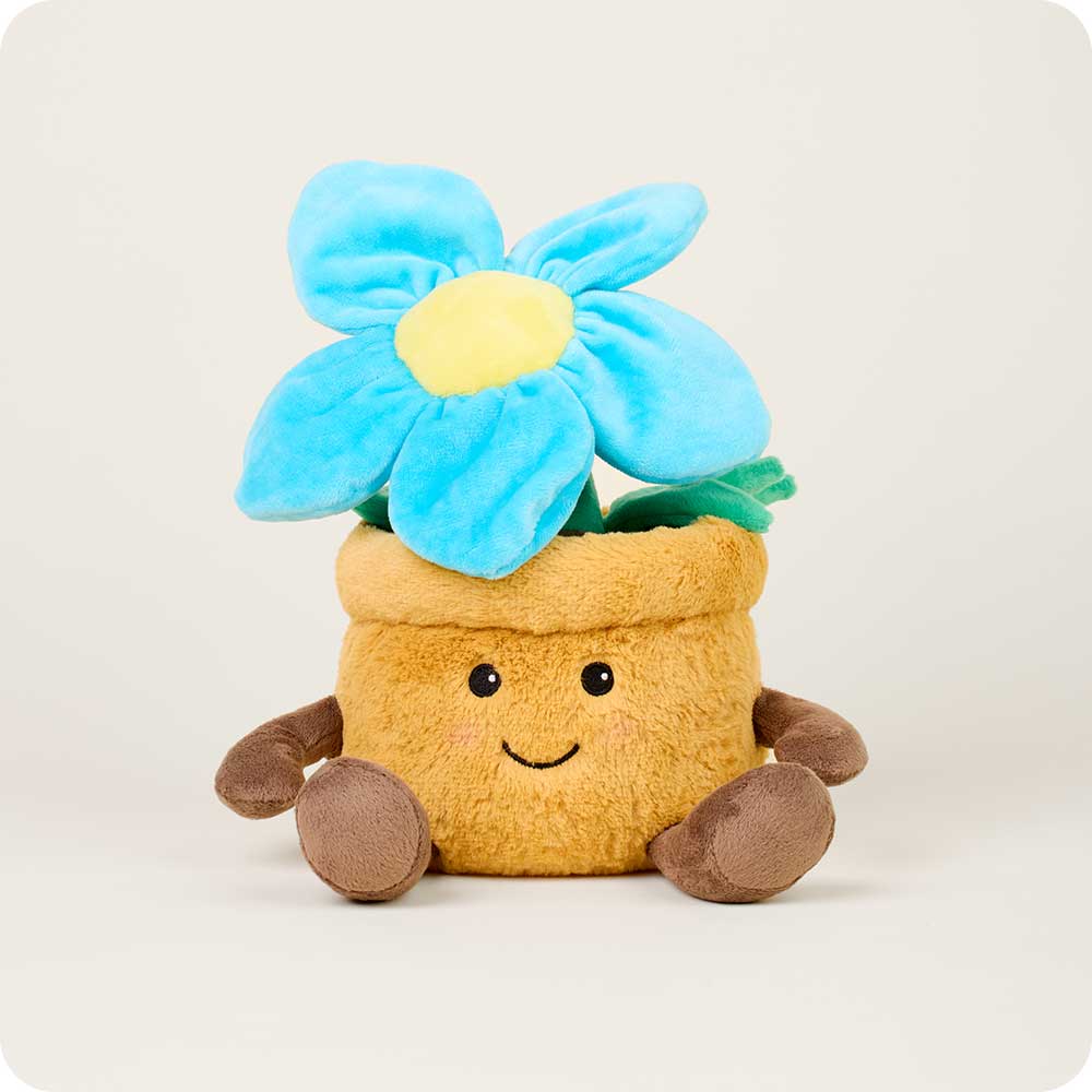 BLUE FOWER POT WARMIES