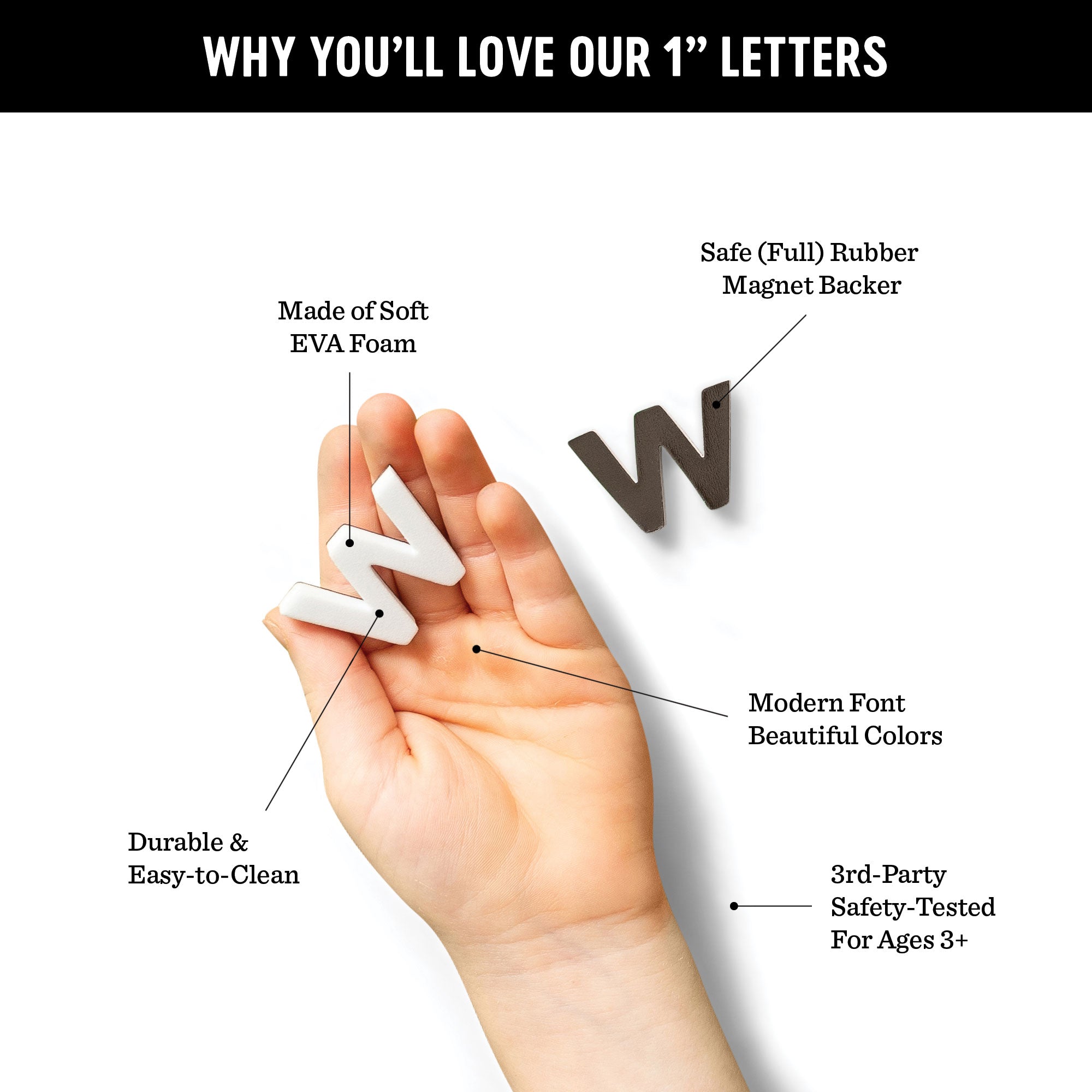 Magnetic Letters Paper White (classic serif)