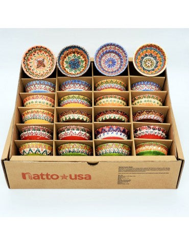 TURKISH 3" LACE BOWL MULTI-COLOR