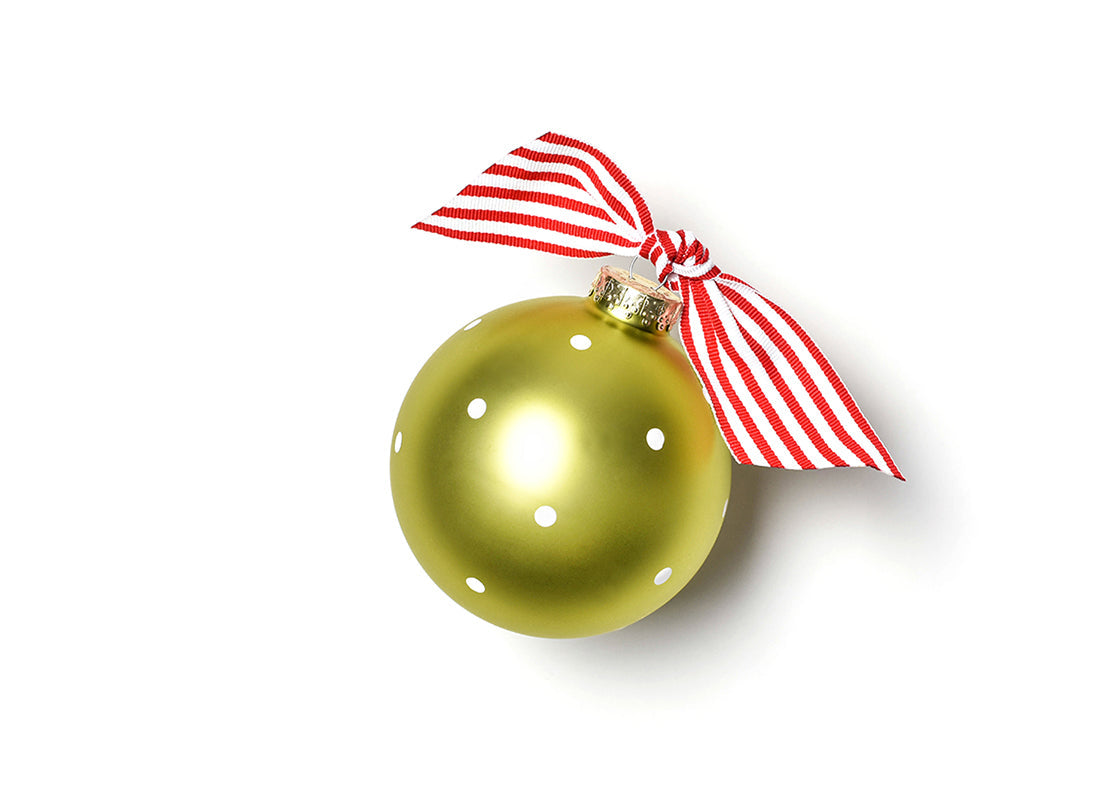TANGLED CHRISTMAS LIGHTS 100MM GLASS ORNAMENT