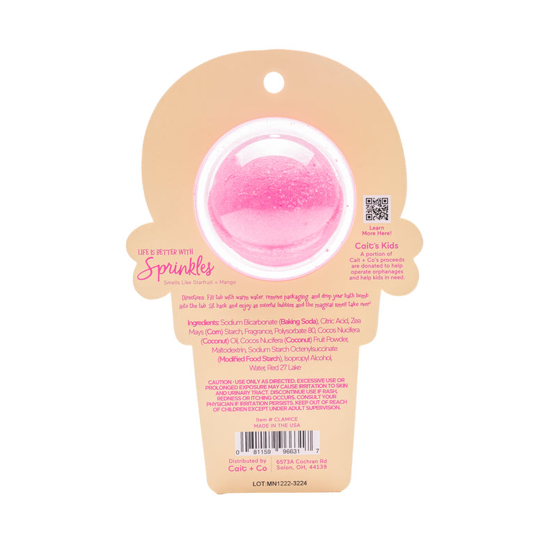 ICE CREAM KIDS BATH BOMB