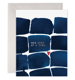 ONE STEP AT A TIME CONDOLENCE CARD
