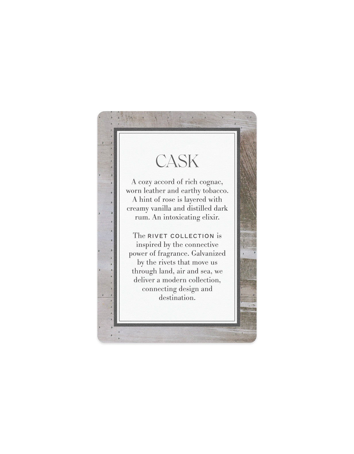 Cask Scented Card