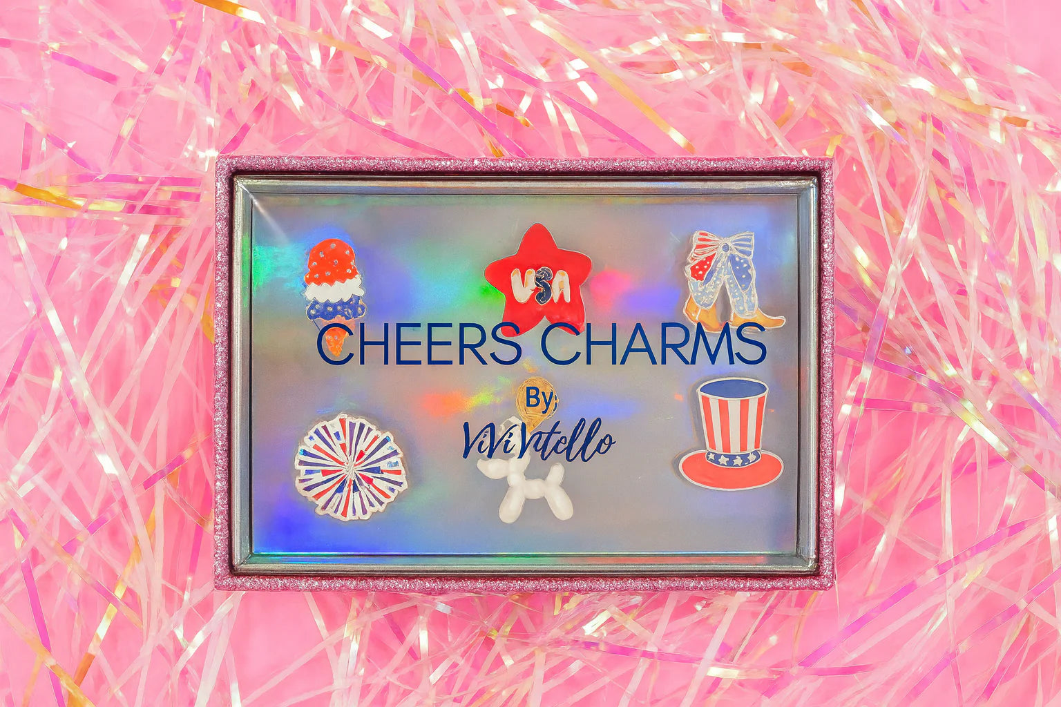 Cheers Charms - 4th of July (set of 6)
