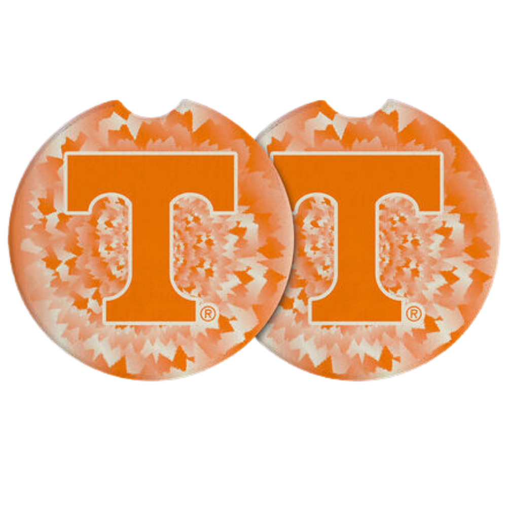Car Coasters - Tennessee Tie Die